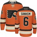 Philadelphia Flyers #6 Travis Sanheim Premier Orange New Third NHL Jersey