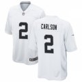 Las Vegas Raiders #2 Daniel Carlson Nike White Vapor Limited Jersey