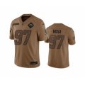 Los Angeles Chargers #97 Joey Bosa 2023 Brown Salute To Service Limited Football Stitched Jersey