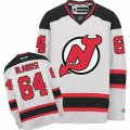 New Jersey Devils #64 Joseph Blandisi Authentic White Away NHL Jersey