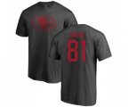 San Francisco 49ers #81 Terrell Owens Ash One Color T-Shirt