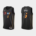 Miami Heat #5 Nikola Jovic 2022 Black City Edition 75th Anniversary Stitched Basketball Jersey