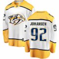 Nashville Predators #92 Ryan Johansen Fanatics Branded White Away Breakaway NHL Jersey