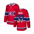 Montreal Canadiens #37 Keith Kinkaid Authentic Red USA Flag Fashion Hockey Jersey