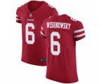 San Francisco 49ers #6 Mitch Wishnowsky Red Team Color Vapor Untouchable Elite Player Football Jersey