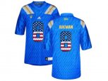 2016 US Flag Fashion Men's UCLA Bruins Troy Aikman #8 College Football Authentic Jerseys - Blue