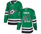 Dallas Stars #40 Martin Hanzal Green Home Authentic Drift Fashion Stitched Hockey Jersey