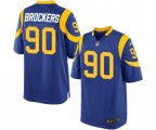 Los Angeles Rams #90 Michael Brockers Game Royal Blue Alternate Football Jersey