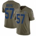 Indianapolis Colts #57 Jon Bostic Limited Olive 2017 Salute to Service NFL Jersey