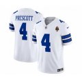 Dallas Cowboys #4 Dak Prescott White 2023 F.U.S.E. Walter Payton Vapor Limited Football Stitched Jersey