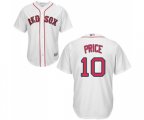 Boston Red Sox #10 David Price Replica White Home Cool Base Baseball Jersey