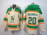 nhl jerseys dallas stars #20 ciccarelli green-cream[pullover hooded sweatshirt]