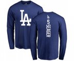 Los Angeles Dodgers #5 Corey Seager Replica Royal Blue Alternate Cool Base Baseball T-Shirt