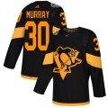 Pittsburgh Penguins #30 Matt Murray Black Authentic 2019 Stadium Series Stitched NHL Jersey