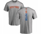 New York Knicks #6 Elfrid Payton Ash Backer T-Shirt