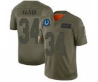 Indianapolis Colts #34 Rock Ya-Sin Limited Camo 2019 Salute to Service Football Jersey