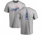 Los Angeles Dodgers #13 Max Muncy Ash Backer T-Shirt