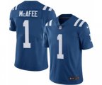Indianapolis Colts #1 Pat McAfee Royal Blue Team Color Vapor Untouchable Limited Player Football Jersey