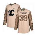 Calgary Flames #39 Cam Talbot Authentic Camo Veterans Day Practice Hockey Jersey