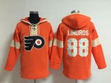 Philadelphia Flyers #88 Eric Lindros Orange jerseys (pullover hooded sweatshirt)