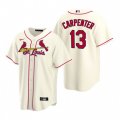 Nike St. Louis Cardinals #13 Matt Carpenter Cream Alternate Stitched Baseball Jersey