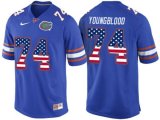 2016 US Flag Fashion Florida Gators Jack Youngblood #74 College Football Jersey - Royal Blue