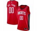 Houston Rockets Customized Authentic Red Finished Basketball Jersey - Icon Edition
