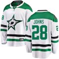 Dallas Stars #28 Stephen Johns Fanatics Branded White Away Breakaway NHL Jersey