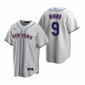 Nike New York Mets #9 Brandon Nimmo Gray Road Stitched Baseball Jersey