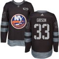 New York Islanders #33 Christopher Gibson Premier Black 1917-2017 100th Anniversary NHL Jersey