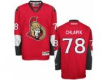 Ottawa Senators #78 Filip Chlapik Authentic Red Home NHL Jersey