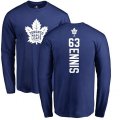 Toronto Maple Leafs #63 Tyler Ennis Royal Blue Backer Long Sleeve T-Shirt