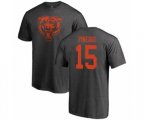 Chicago Bears #15 Eddy Pineiro Ash One Color T-Shirt
