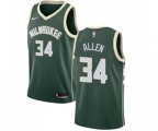 Milwaukee Bucks #34 Ray Allen Swingman Green Road NBA Jersey - Icon Edition
