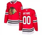 Chicago Blackhawks Customized Premier Red Home NHL Jersey