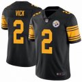 Pittsburgh Steelers #2 Michael Vick Black Nike Limited Jersey
