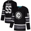 Winnipeg Jets #55 Mark Scheifele Black 2019 All-Star Game Parley Authentic Stitched NHL Jersey