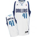 Dallas Mavericks #41 Dirk Nowitzki Swingman White Home NBA Jersey