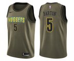 Denver Nuggets #5 Will Barton Swingman Green Salute to Service NBA Jersey