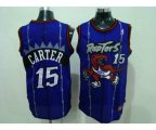Toronto Raptors #15 Vince Carter Swingman Purple Throwback NBA Jersey