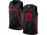 Portland Trail Blazers #22 Clyde Drexler Swingman Black NBA Jersey - City Edition