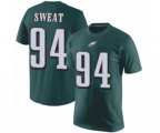 Philadelphia Eagles #94 Josh Sweat Green Rush Pride Name & Number T-Shirt