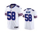 Buffalo Bills #58 Matt Milano 2022 White Vapor Untouchable Limited Stitched Jersey