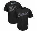Detroit Tigers #24 Miguel Cabrera Miggy Authentic Black 2019 Players Weekend Baseball Jersey