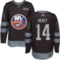 New York Islanders #14 Thomas Hickey Premier Black 1917-2017 100th Anniversary NHL Jersey