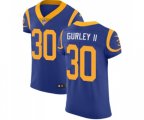 Los Angeles Rams #30 Todd Gurley Royal Blue Alternate Vapor Untouchable Elite Player Football Jersey