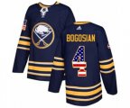 Adidas Buffalo Sabres #4 Zach Bogosian Authentic Navy Blue USA Flag Fashion NHL Jersey