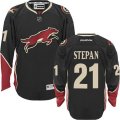 Arizona Coyotes #21 Derek Stepan Authentic Black Third NHL Jersey