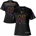 Women New York Giants #41 Dominique Rodgers-Cromartie Game Black Fashion NFL Jersey