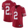 San Francisco 49ers #2 Jeff Locke Red Team Color Vapor Untouchable Limited Player NFL Jersey